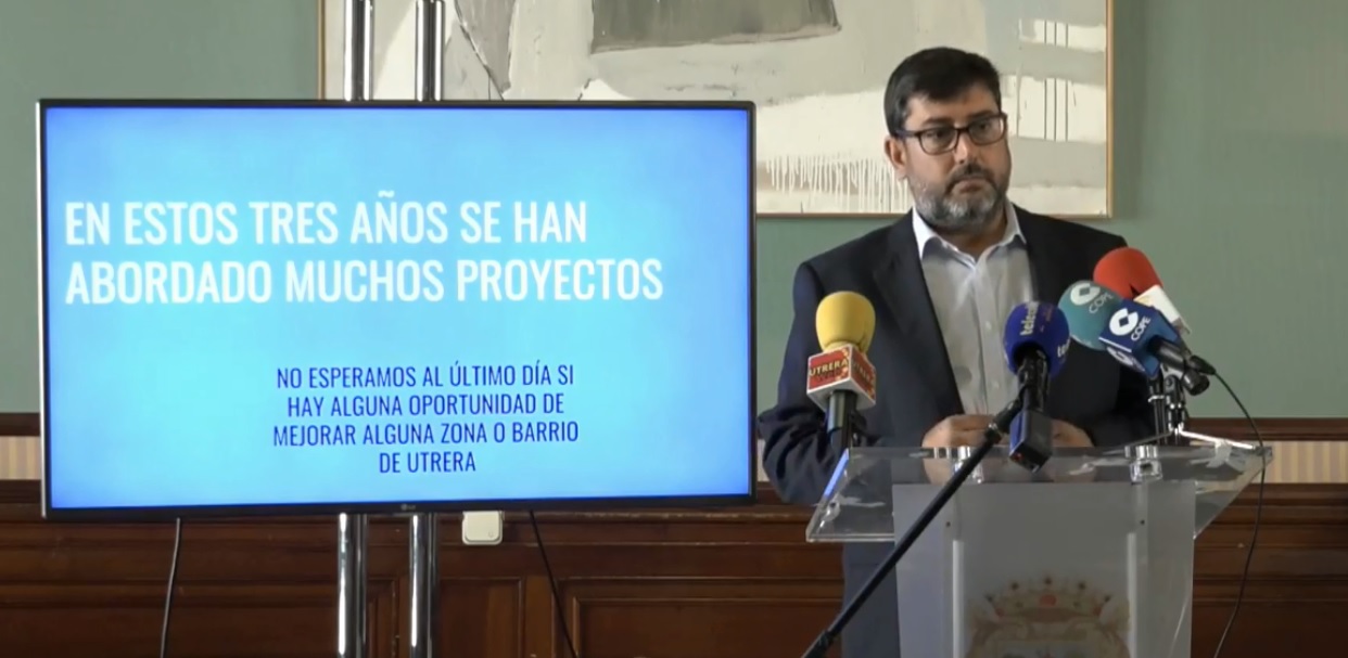 El alcalde de Utrera presenta las obras que se ejecutarán en los próximos meses