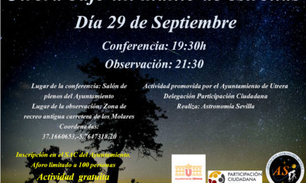 Una nueva salida astronómica para disfrutar del cielo utrerano