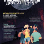 EL DELEGADO DE DEPORTES DEL AYUNTAMIENTO DE UTRERA, DANIEL LIRIA, PRESENTA EL CARTEL DE LA V QUEDADA NCTURNA LUNA DE AGOSTO