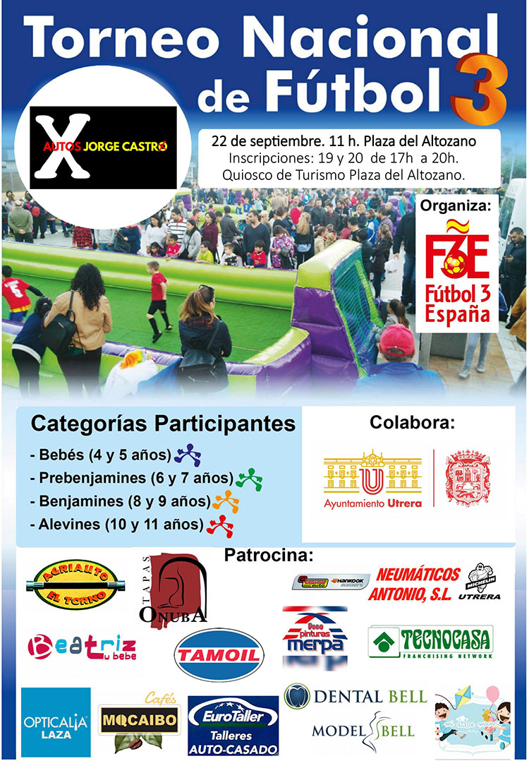 cartel torneo futbol 3 utrera 2019