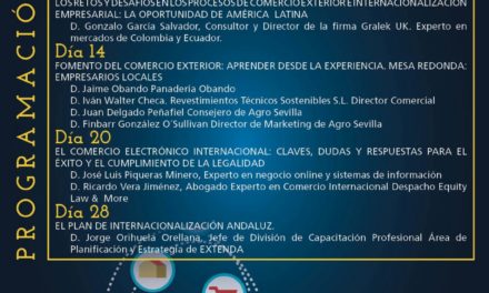 Utrera Ciudad Empresarial. II Ciclo de Conferencias: «Desafíos ante el comercio exterior»