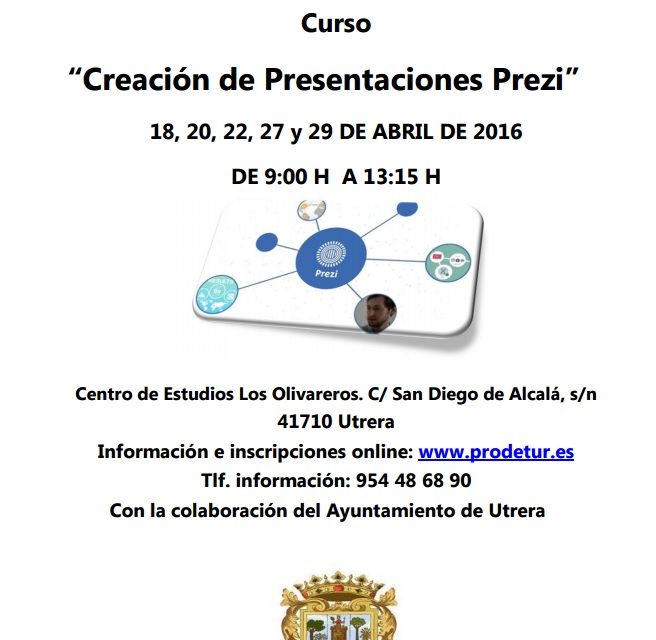 PRODETUR organiza un curso de presentaciones en Prezi en Utrera