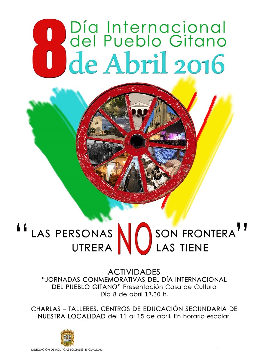 El Ayuntamiento conmemora el Día Internacional del Pueblo Gitano bajo el lema "Las personas no son fronteras. Utrera no las tiene"