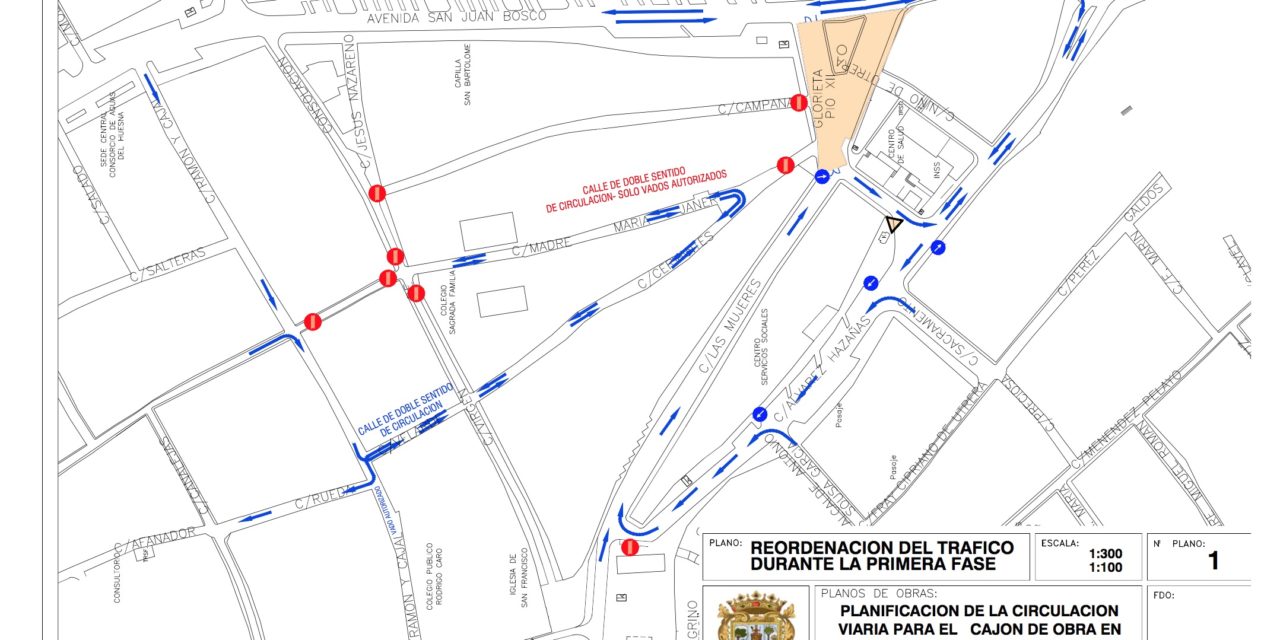 Consulta el plan especial de tráfico diseñado para las obras de la Glorieta de Pío XII