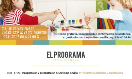 El colegio Álvarez Quintero acoge mañana la II Jornada Provincial Trastornos del Espectro del Autismo