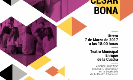 César Bona, considerado mejor maestro de España, impartirá una conferencia en el Teatro Municipal de Utrera