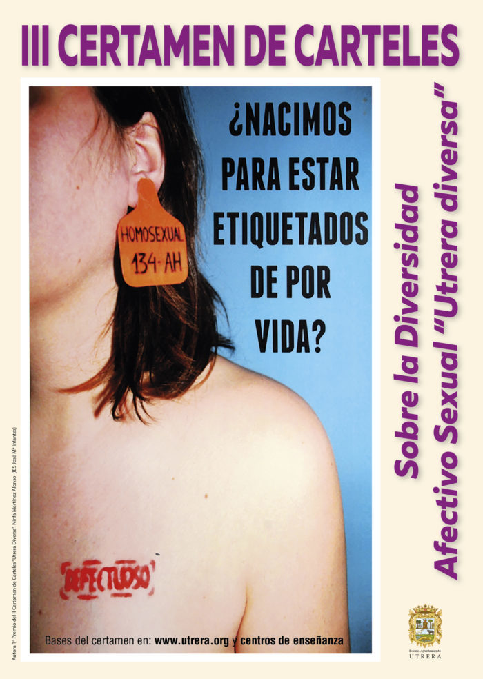 BASES DEL III CERTAMEN DE CARTELES SOBRE LA DIVERSIDAD AFECTO SEXUAL “UTRERA DIVERSA”