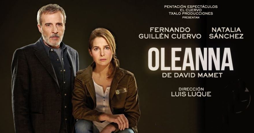 ‘Oleanna’, de Mamet y protagonizada por Fernando Guillén Cuervo y Natalia Sánchez, llega al Teatro Municipal de Utrera el viernes 9 de marzo