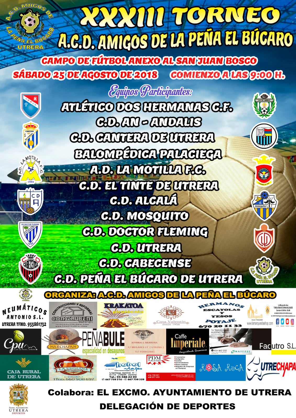 CARTEL TROFEO A.C.D. PEÑA EL BUCARO