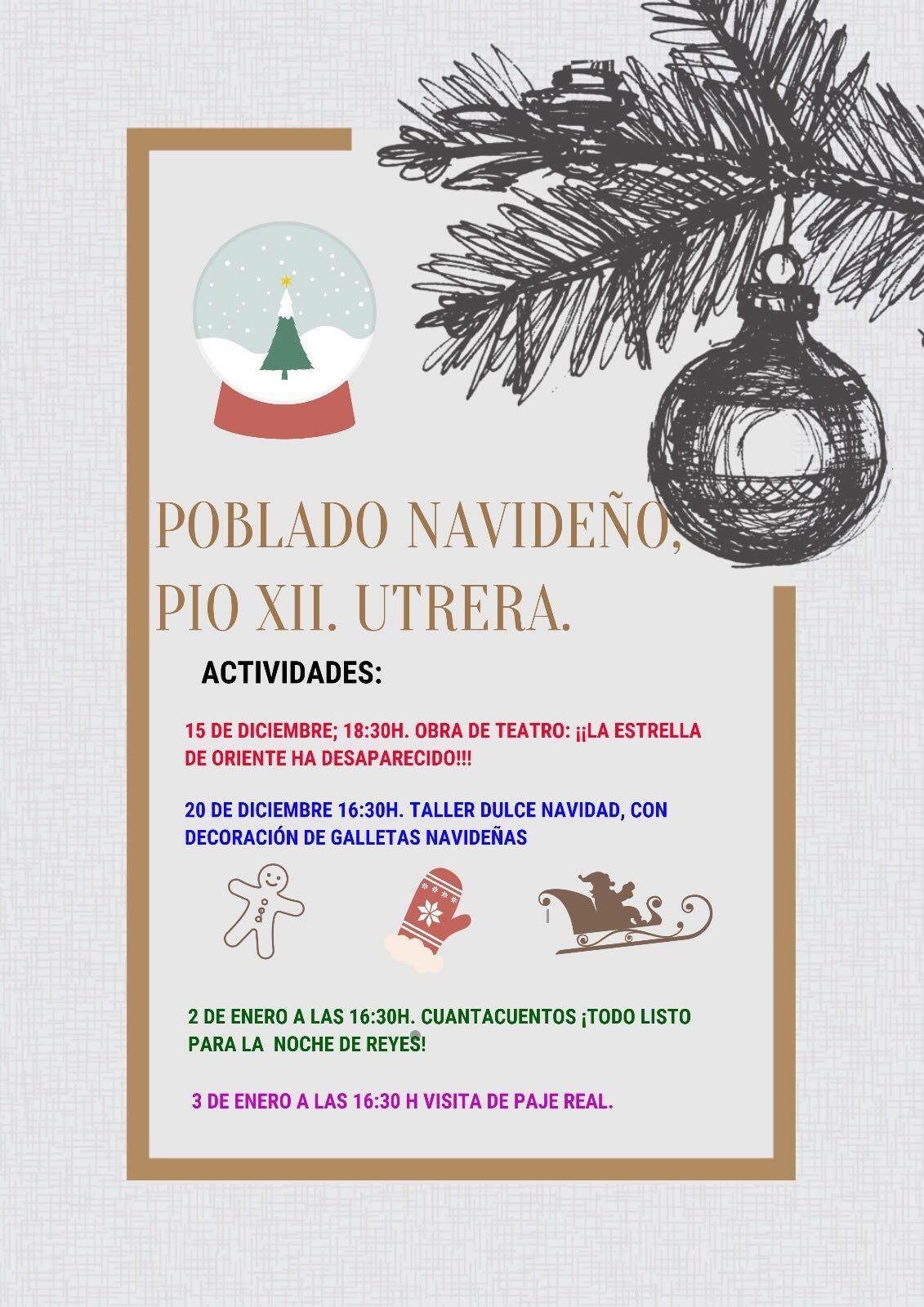 Poblado navideño Pio XII Utrera 2019