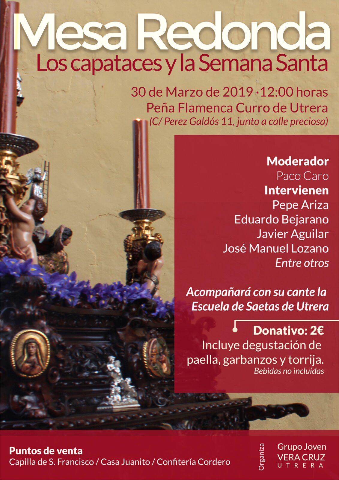 mesa redonda los capataces y la semana santa utrera 2019
