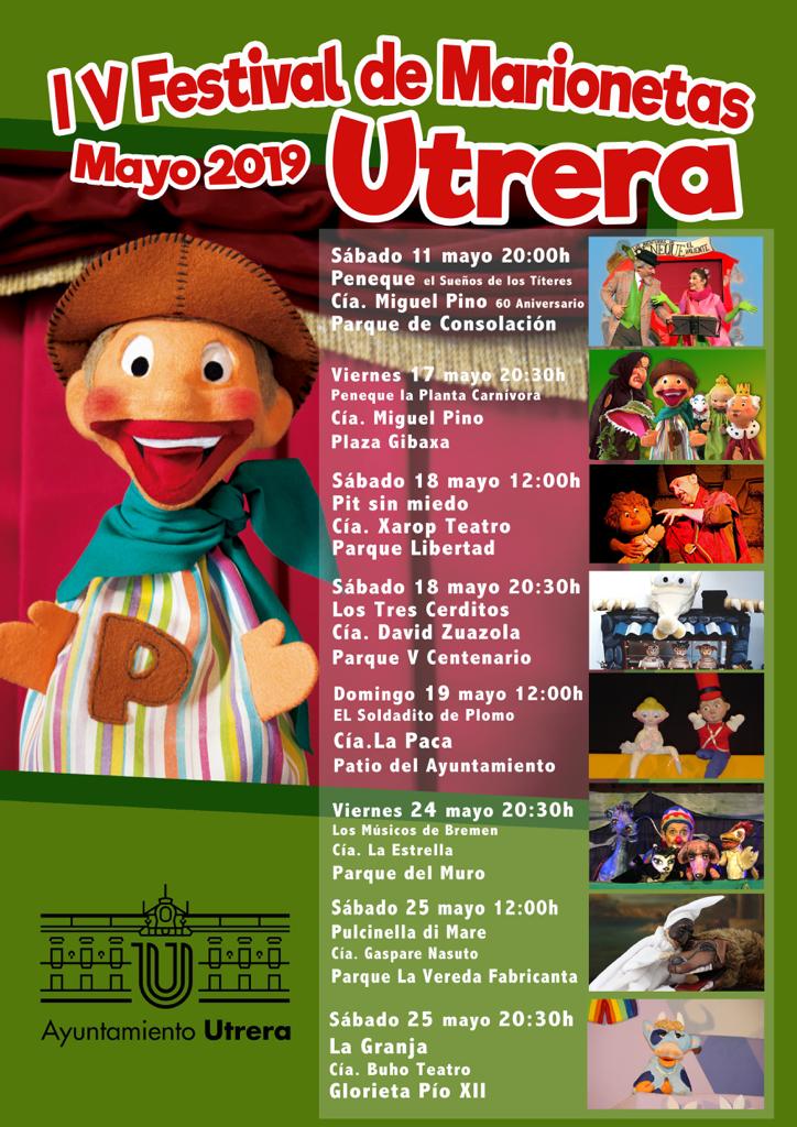 IV Festival de Marionetas Mayo 2019 Utrera