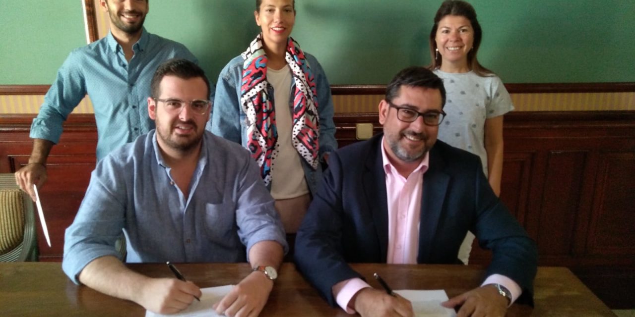 Aldaba y José María Villalobos firman la renovación del convenio de colaboración del Proyecto Oberti
