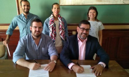 Aldaba y José María Villalobos firman la renovación del convenio de colaboración del Proyecto Oberti