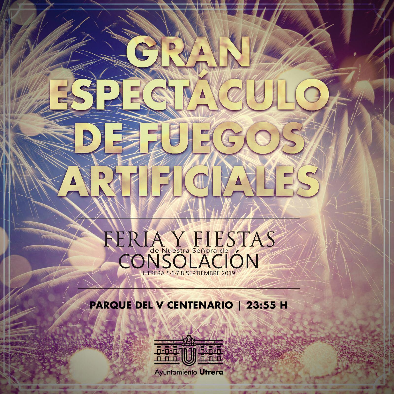 Feria de Utrera 2019 - Espectáculo de Fuegos Artificiales