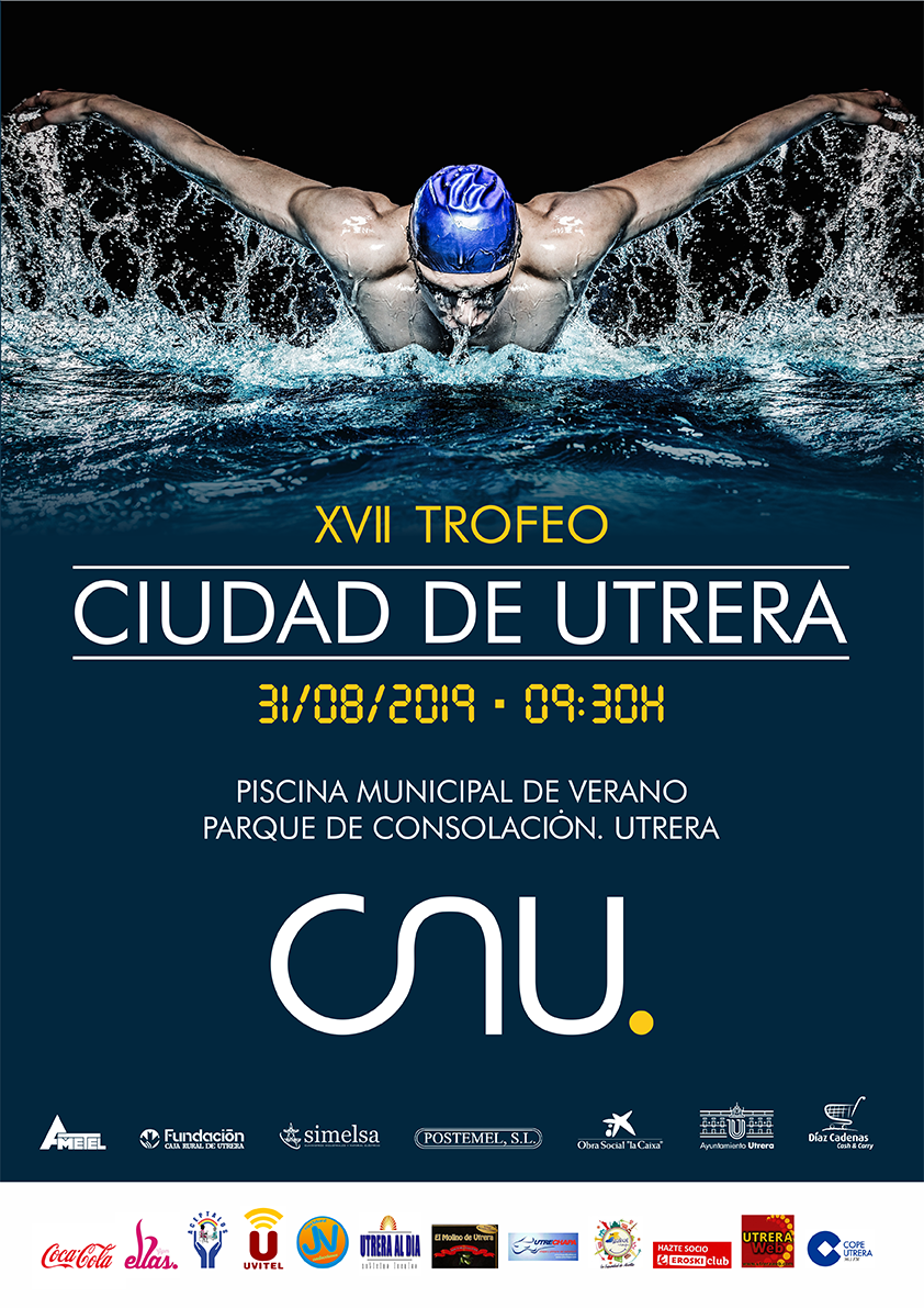 cartel campeonato club natacion utrera