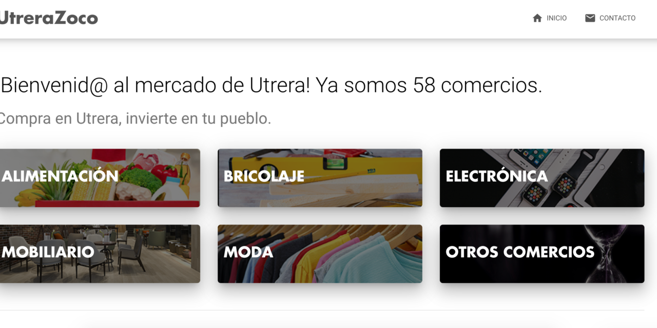 El Ayuntamiento lanza utrerazoco.com, una plataforma de ventas que arranca con más de 60 comercios