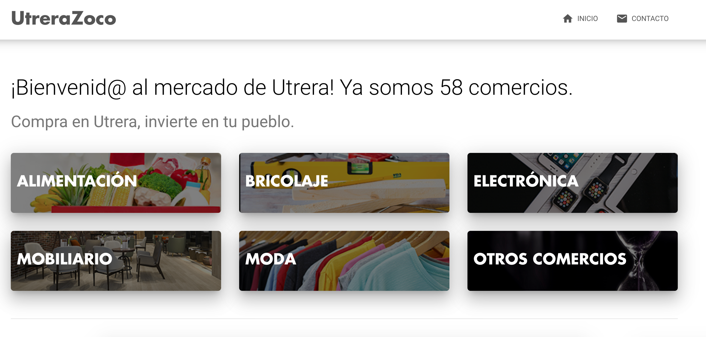 El Ayuntamiento lanza utrerazoco.com, una plataforma de ventas que arranca con más de 60 comercios