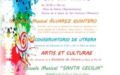 Utrera celebra Santa Cecilia, Día de la Música, con un amplio repertorio de actividades y conciertos para el próximo domingo