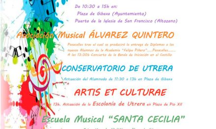 Utrera celebra Santa Cecilia, Día de la Música, con un amplio repertorio de actividades y conciertos para el próximo domingo