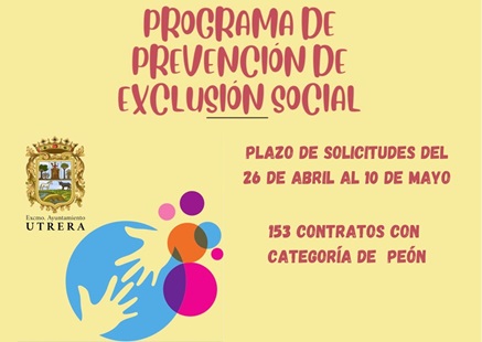 El Ayuntamiento realizará 153 contratos en la categoría de peón, dentro del Plan de Emergencia Social.