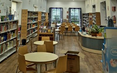 Renovadas la iluminación de la Biblioteca Municipal, esta actuación  que se suma a otras para mejorar el servicio