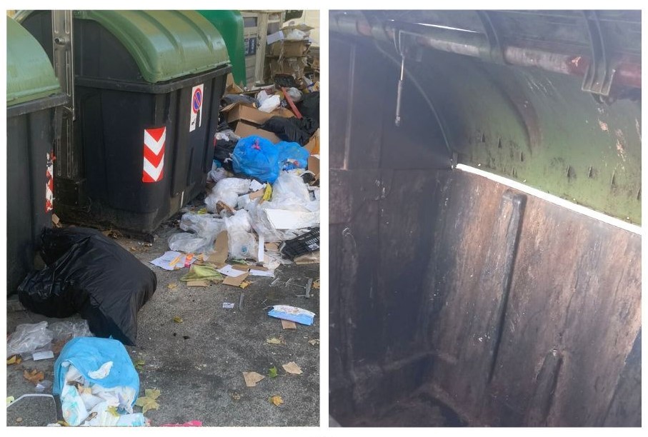 Continúa la limpieza de polígonos. Se advierte sobre los contenedores vacíos con basuras depositadas en el exterior