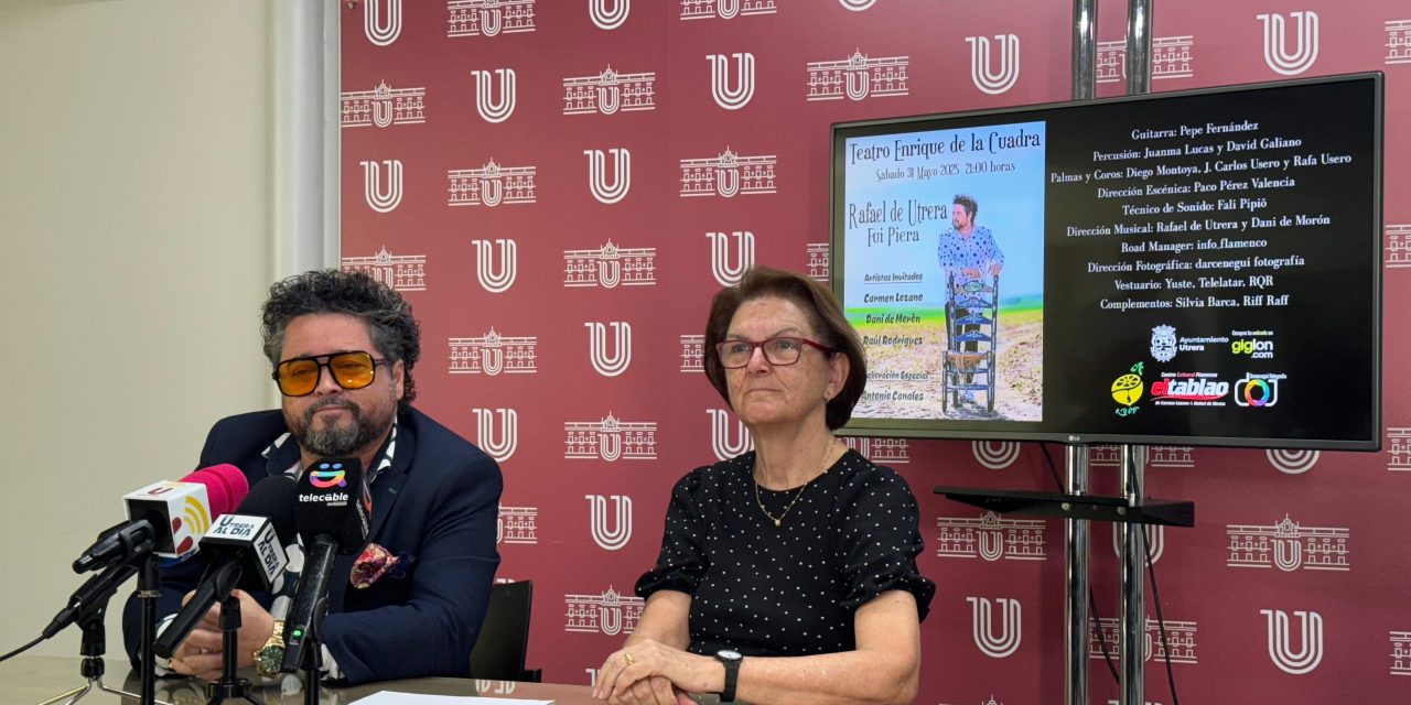 Fui Piera, el espectáculo de Rafael de Utrera que acogerá el Teatro Municipal el 31 de mayo