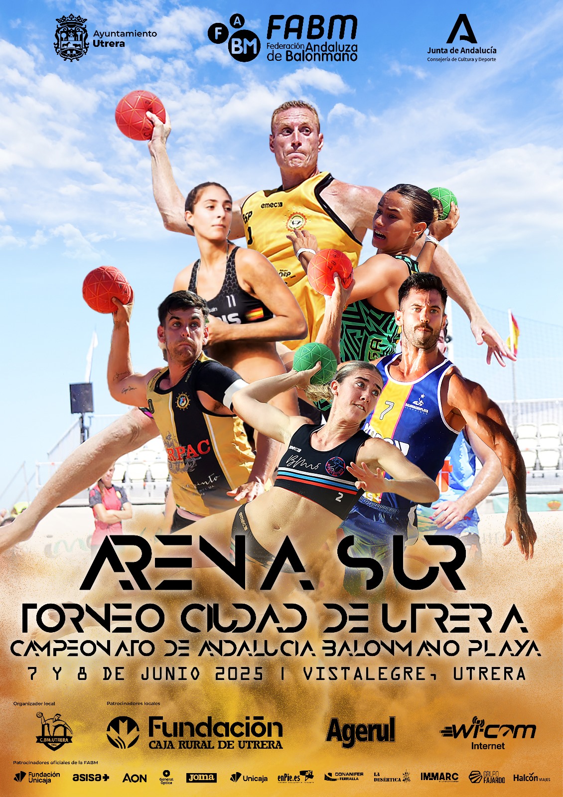 Utrera Playa Utrera acogerá el Campeonato de Andalucía de Balonmano Playa 2025