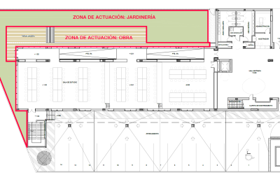 El Ayuntamiento de Utrera va a licitar las obras de actuación y mejora de la zona trasera del Centro de Estudios Olivareros para su recuperación