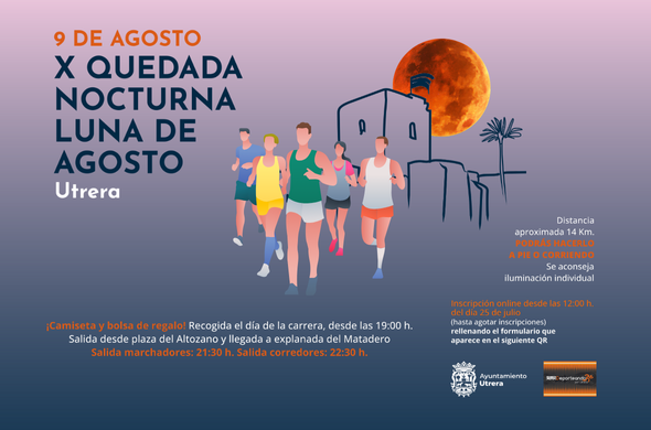 Utrera celebrará el 9 de agosto la X Quedada Nocturna «Luna de Agosto»