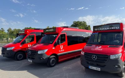 Utrera incorpora cuatro nuevos autobuses al servicio de transporte urbano