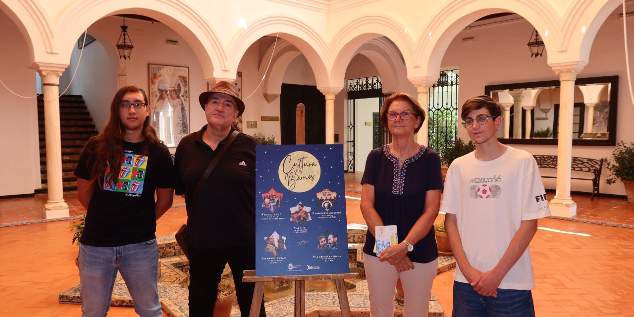 La música regresa este verano a diferentes rincones de Utrera con una nueva edición de “Cultura X los Barrios”