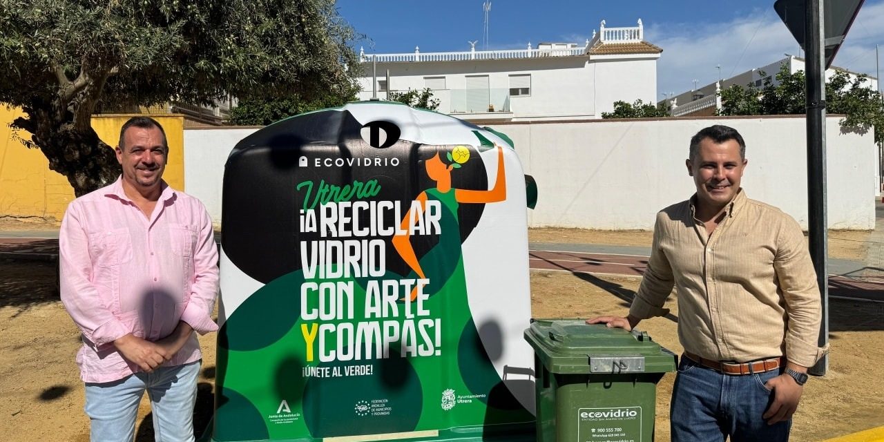 El Ayuntamiento de Utrera y Ecovidrio recuperan más de 18 toneladas de envases de vidrio durante la Feria 2025
