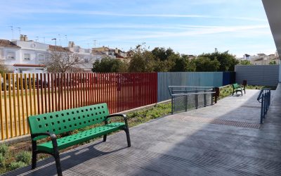 Finalizadas las obras de mejora en la zona trasera del Centro de Estudios Olivareros