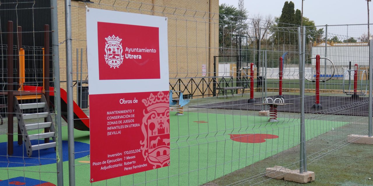 Comienza el Plan de Mejora Integral de once zonas de juegos infantiles del municipio