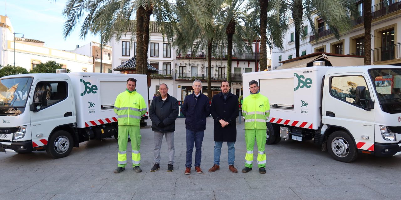 La delegación de Limpieza Viaria incorpora dos nuevas hidrolimpiadoras de alta presión