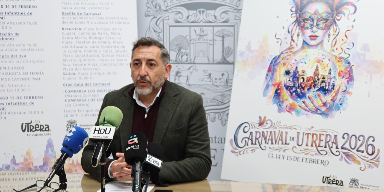 Utrera se prepara para celebrar el Carnaval 2026 con actividades para toda la familia