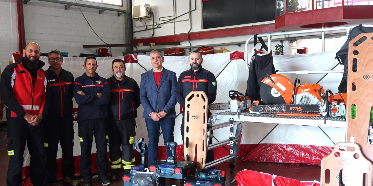 El Parque de Bomberos incorpora nuevos materiales destinado a reforzar el equipamiento de rescate y la capacidad de intervención