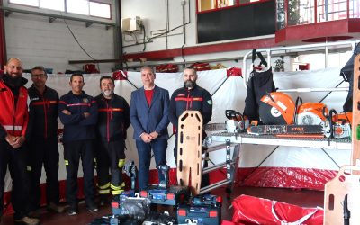El Parque de Bomberos incorpora nuevos materiales destinado a reforzar el equipamiento de rescate y la capacidad de intervención