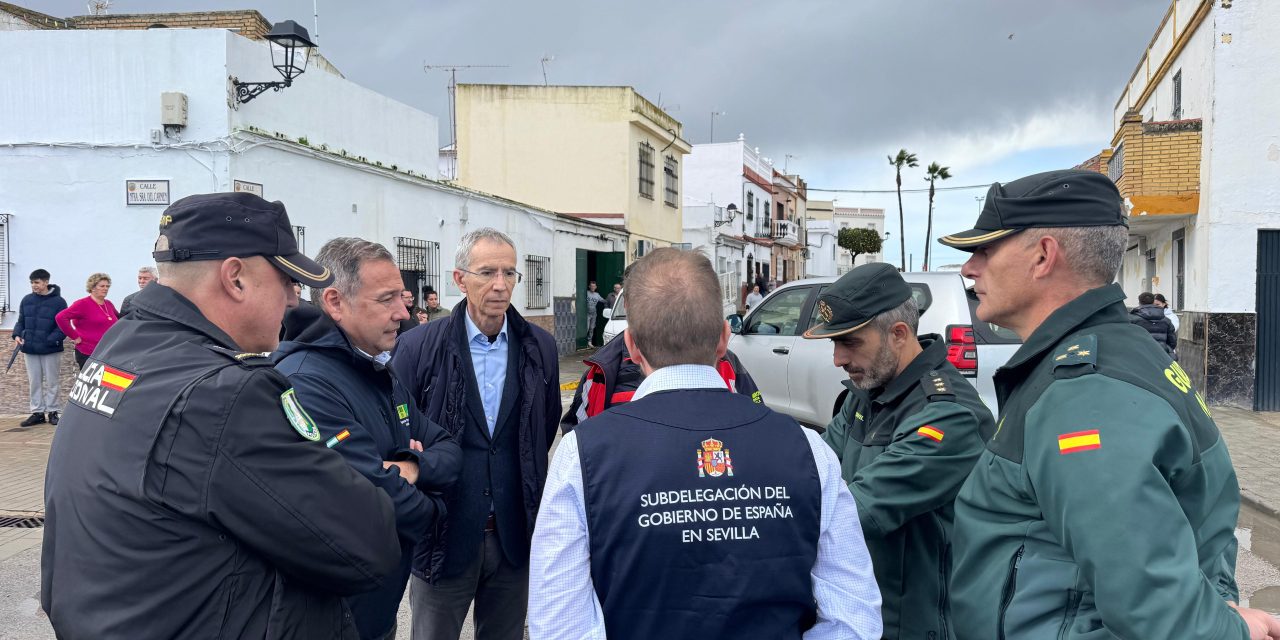 La situación por el temporal se complica en el Palmar de Troya y en las pedanías de Guadalema y Pinzón