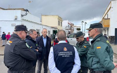 La situación por el temporal se complica en el Palmar de Troya y en las pedanías de Guadalema y Pinzón