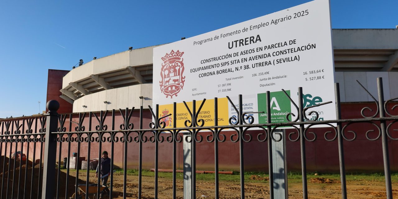 Comienzan los trabajos dentro del Programa de Fomento y Empleo Agrario en Utrera y sus pedanías