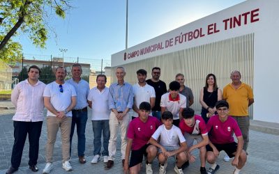 El Gobierno de Jiménez inaugura las obras de ampliación y mejora del Campo de Fútbol El Tinte