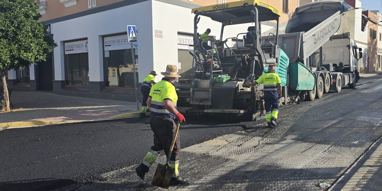 Continúa el Plan de Asfaltado hasta completar un total de nueve vías terminadas en esta semana