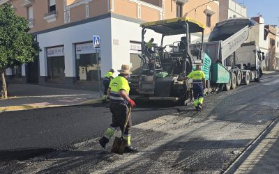 Continúa el Plan de Asfaltado hasta completar un total de nueve vías terminadas en esta semana