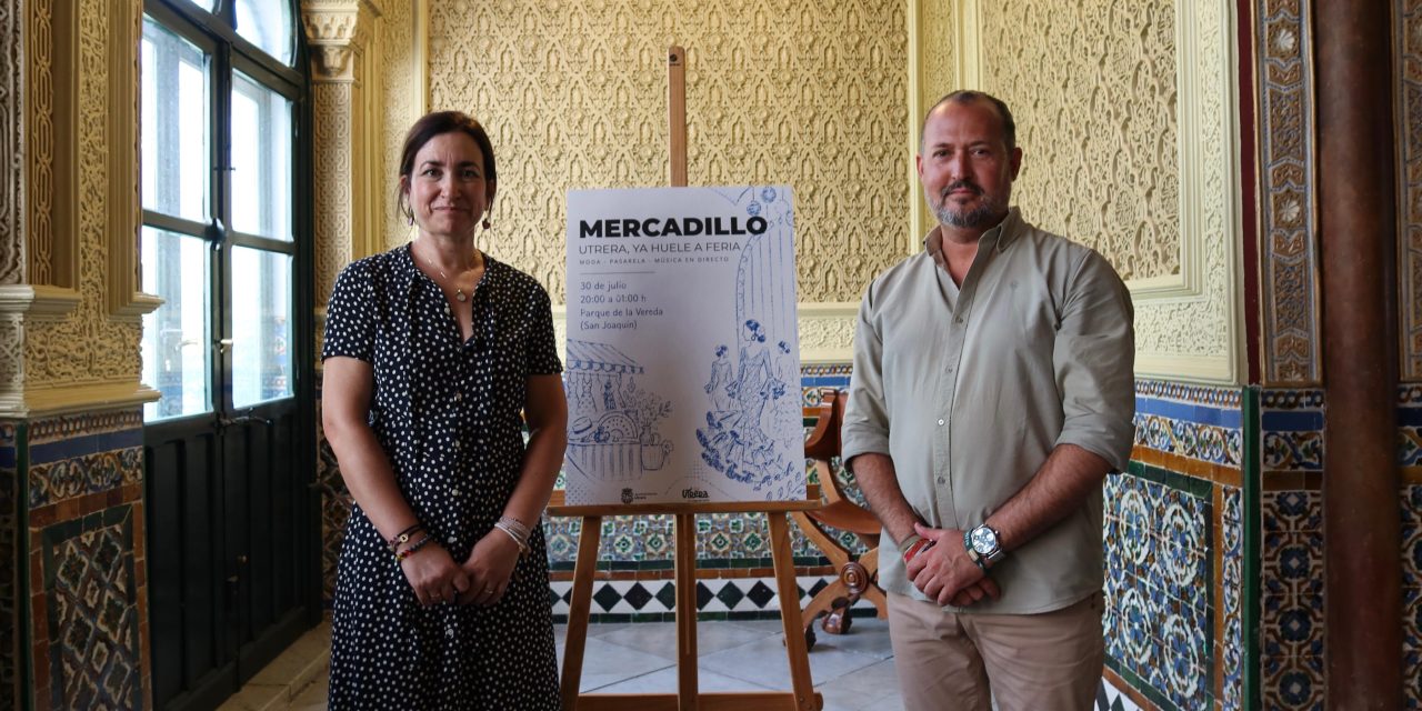 Utrera potencia el sector comercial de la Feria con un Mercadillo en el Parque de la Vereda
