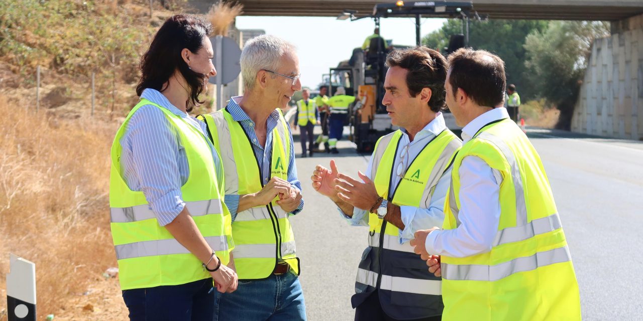 La carretera Utrera y Puerto Serrano renovará su firme con una inversión de la Junta de 3,2 millones de euros
