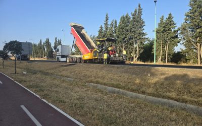 Comienzan los trabajos de mejora del firme de la A-394 a su paso por Utrera