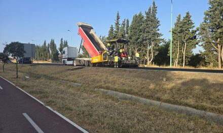 Comienzan los trabajos de mejora del firme de la A-394 a su paso por Utrera